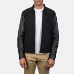 Blain Black Hybrid Bomber Jacket