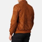 Coffmen Brown Suede A2 Bomber Jacket