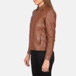 Colette Brown Leather Jacket