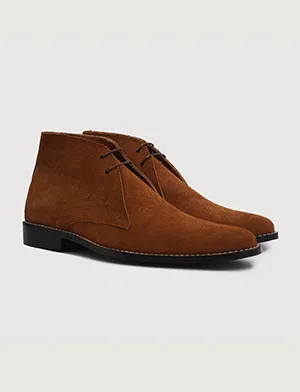 Corry Chukka Brown Suede Leather Boots