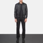 Ramon Black Bomber Jacket