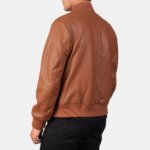 Shane Brown Leather Bomber Jacket