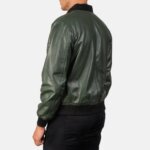 Shane Green Leather Bomber Jacket