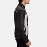 Shapron Studded Leather Biker Jacket