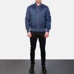 Zack Blue Bomber Jacket